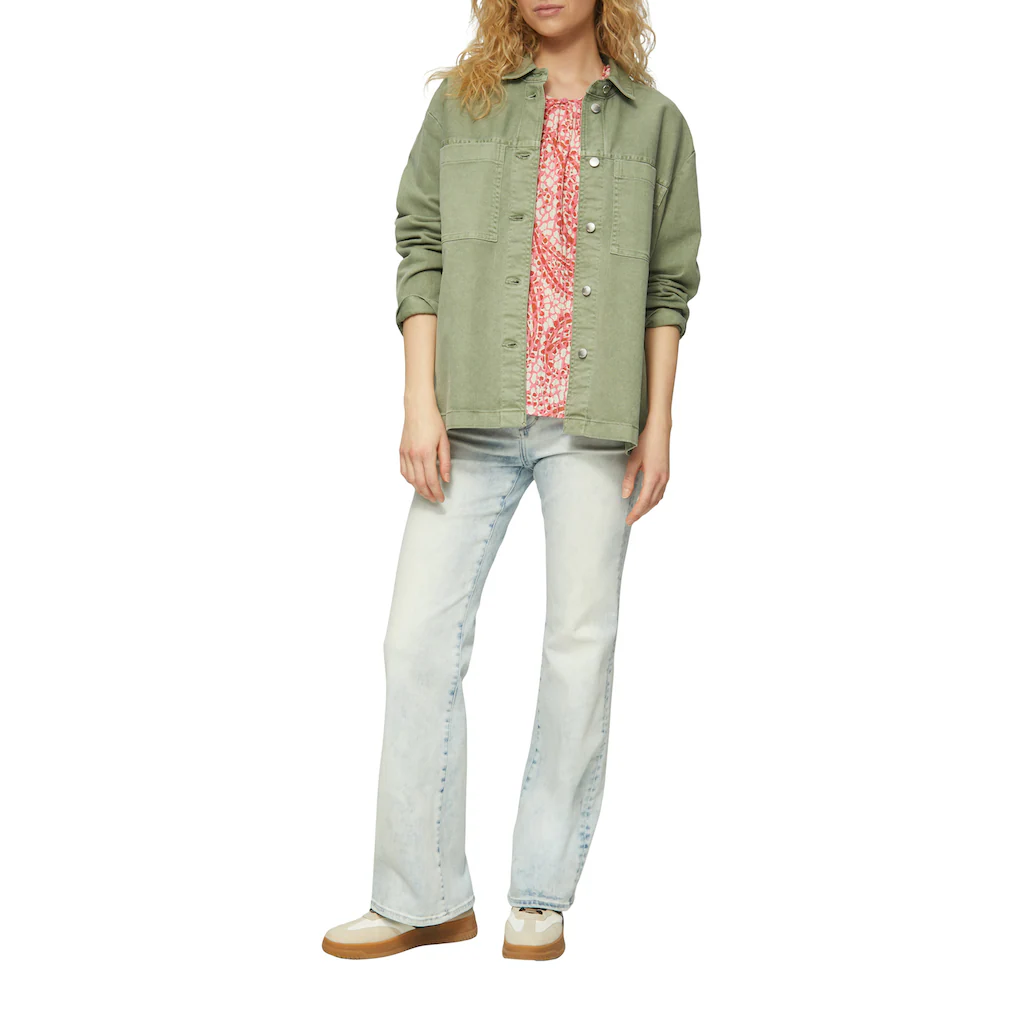 S.Oliver Klassische Bluse Mit All-Over Print