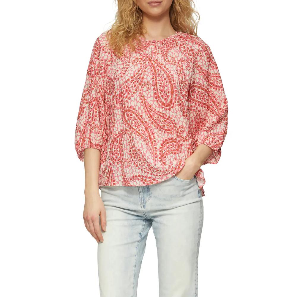 s.Oliver Klassische Bluse mit All-Over Print