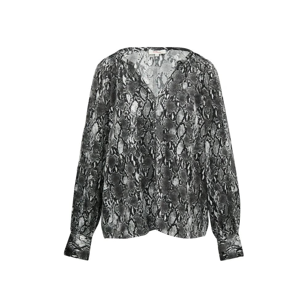 S.Oliver Langarmbluse Mit All-Over Print