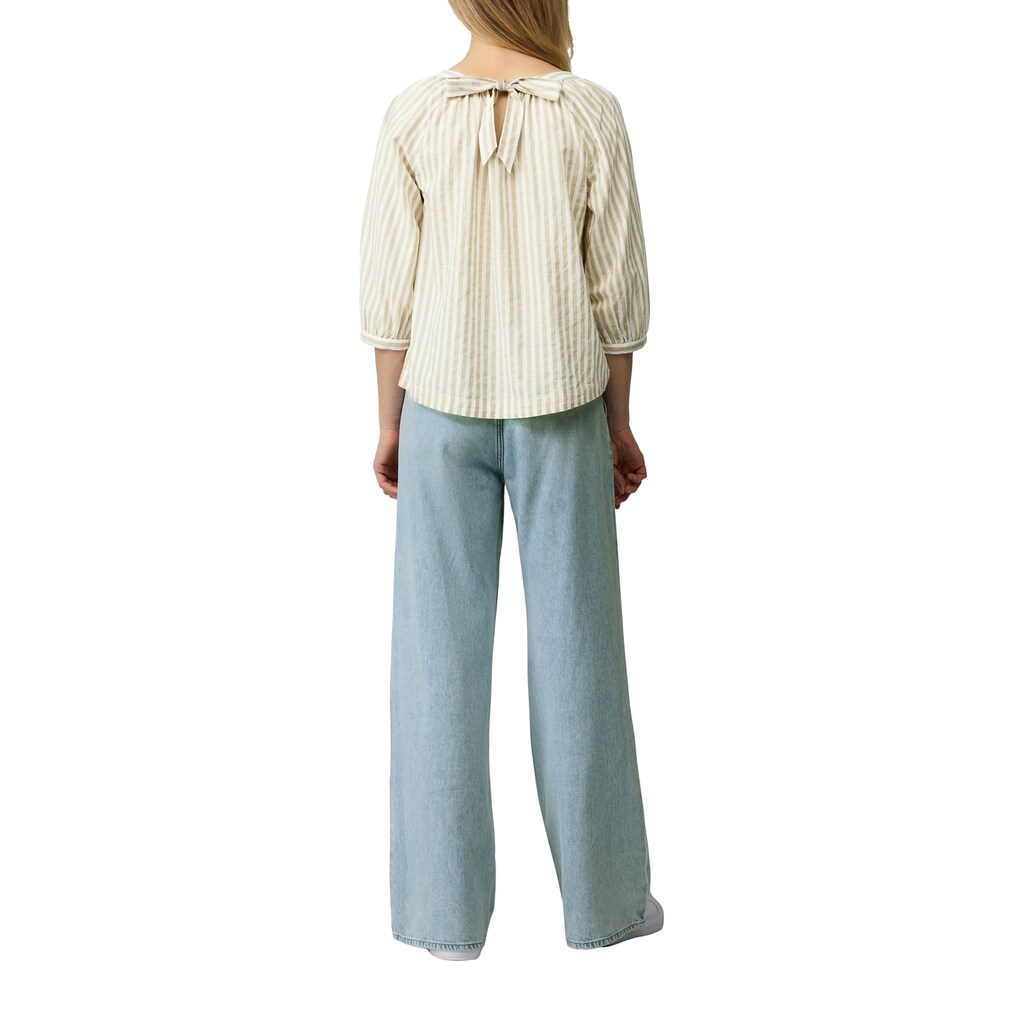 S.Oliver Langarmbluse Mit Streifen Muster