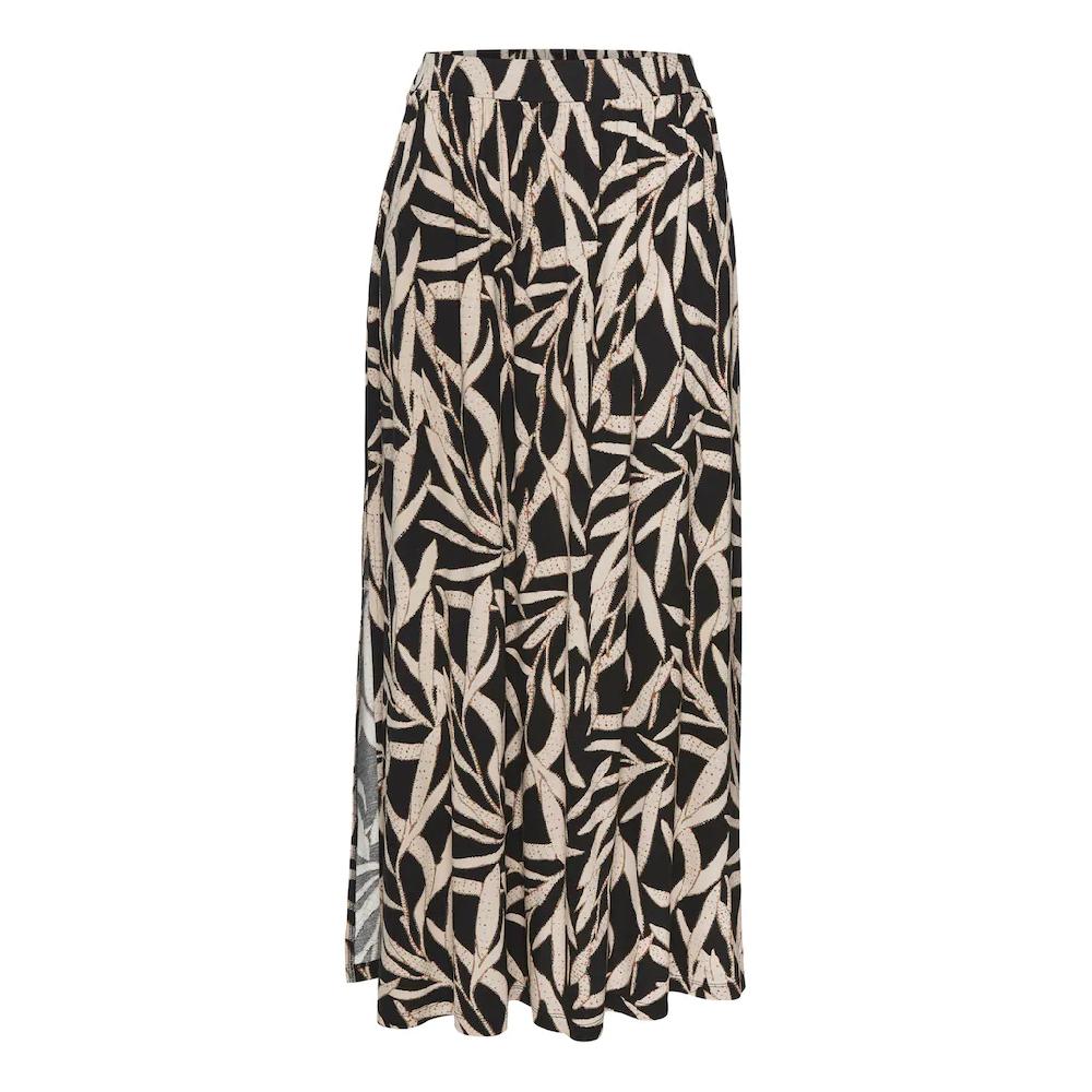 S.Oliver Maxirock Mit Alloverdruck Langer Sommerrock Mit Schlitz