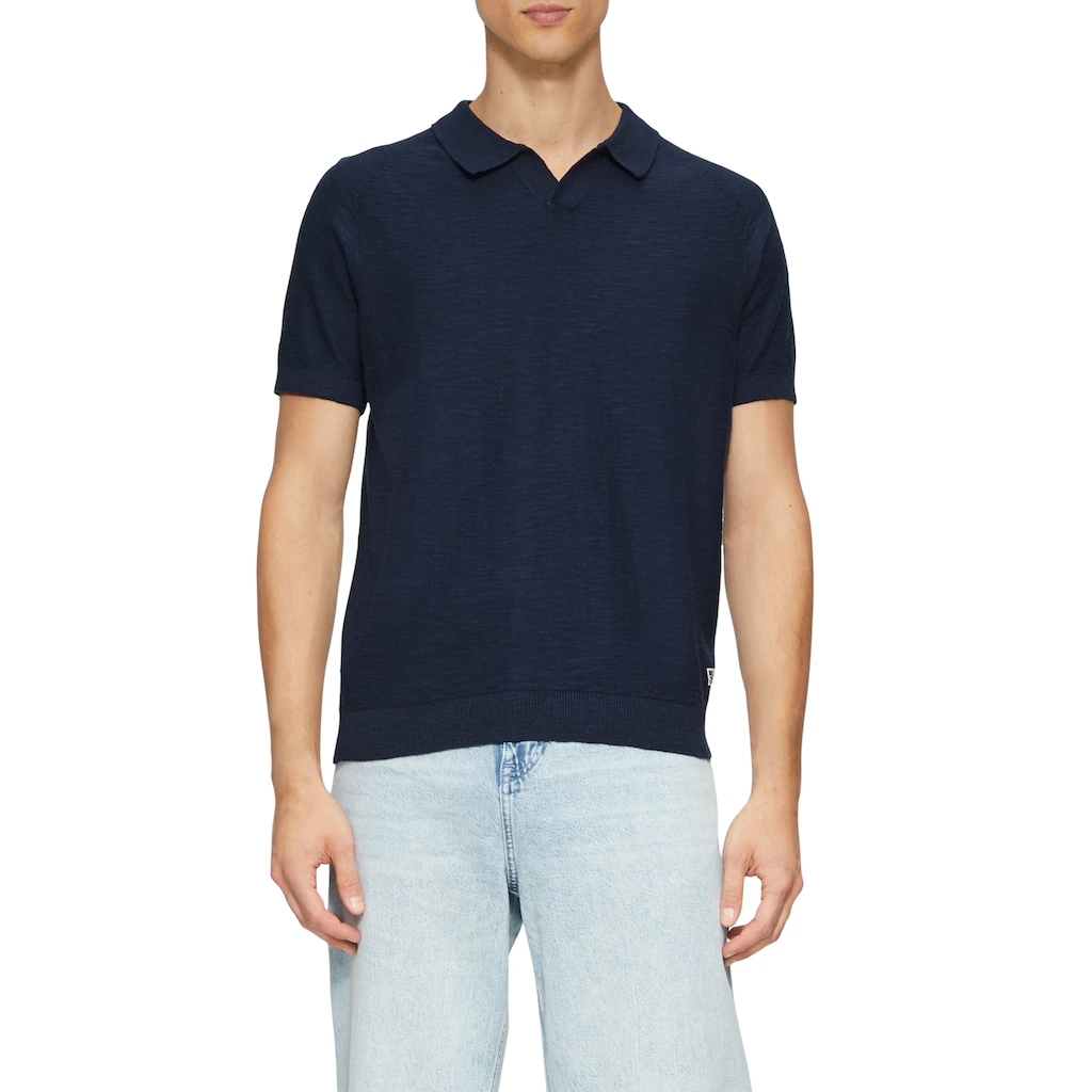 s.Oliver Poloshirt mit Strick Muster