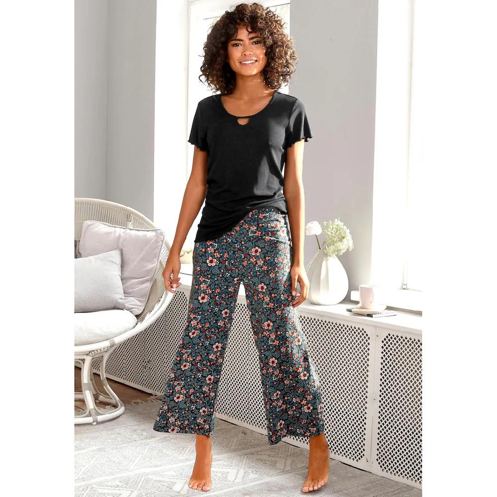 S.Oliver Pyjamahose Im Allover-Muster Mit Elastischem Bund Online Bestellen