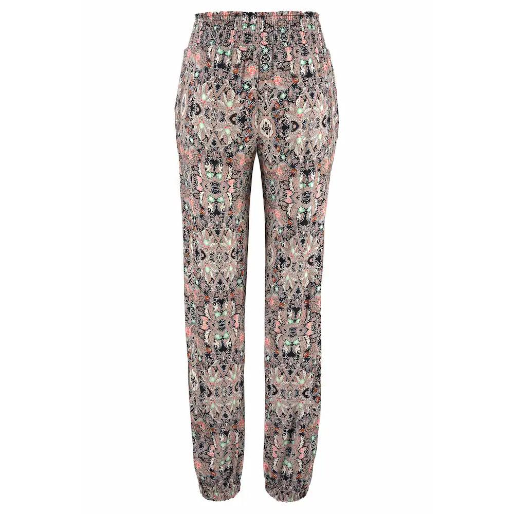 S.Oliver Strandhose Mit Alloverprint Und Taschen Stoffhose Sommerhose Elastisch