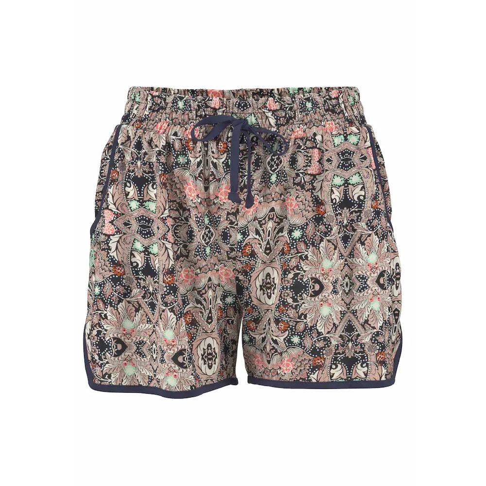 S.Oliver Strandshorts Mit Ethnodruck Und Taschen Elastischer Gummizugbund Kurze Hose