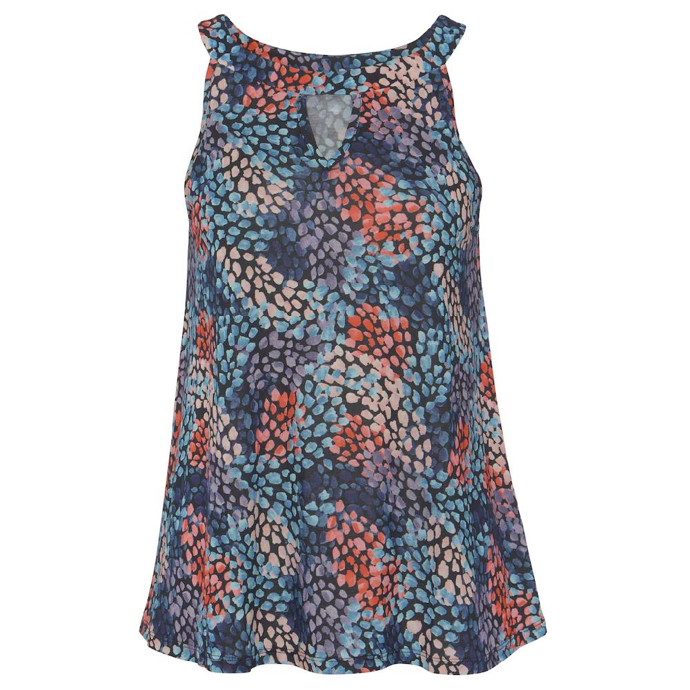 S.Oliver Strandtop In Leichter A-Form Sommertop Cut-Out