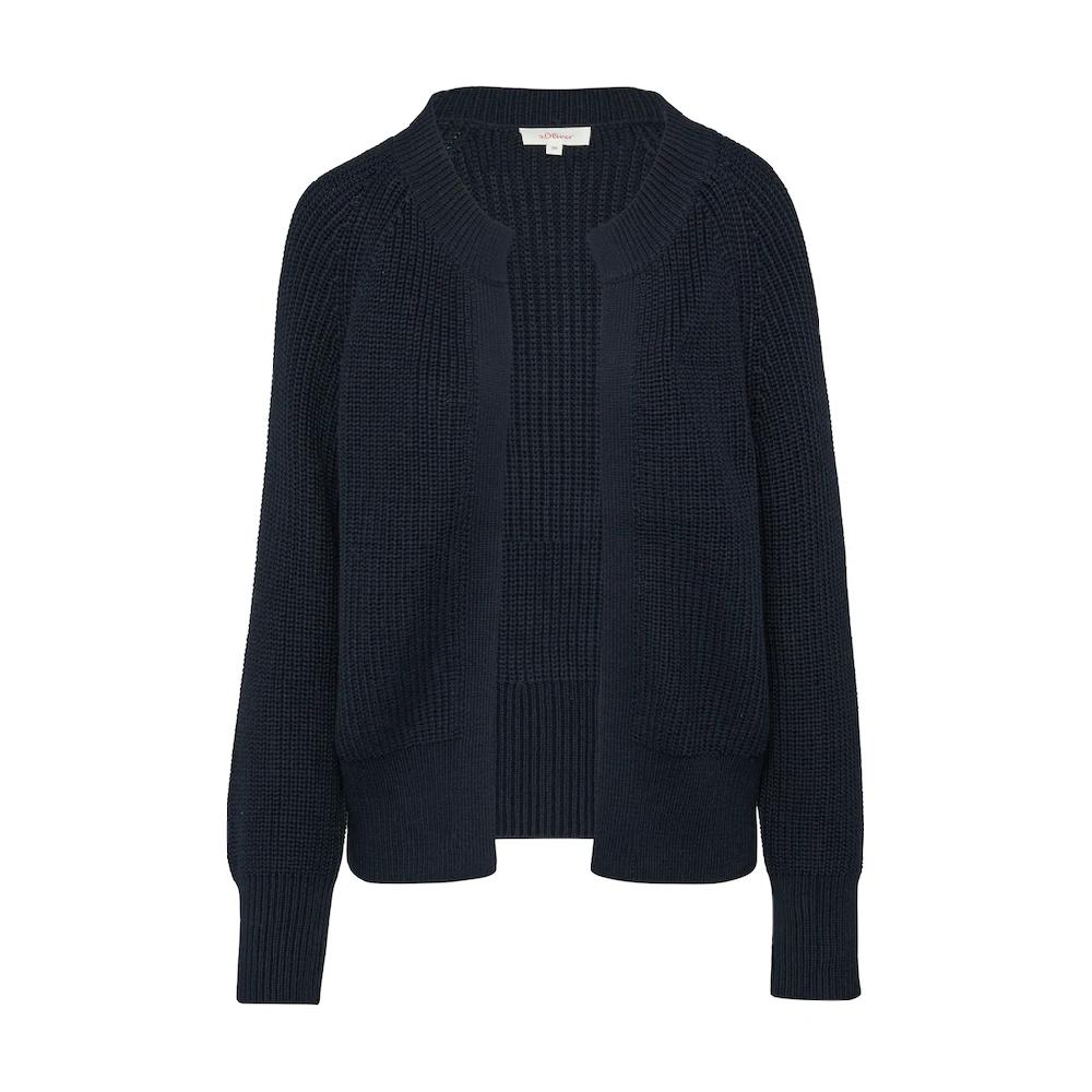 S.Oliver Strickjacke Mit Raglanärmeln