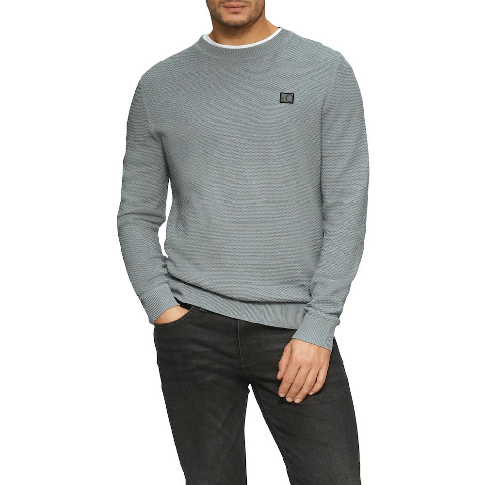 s.Oliver Strickpullover Rundhals in Struktur-Optik ▷ kaufen