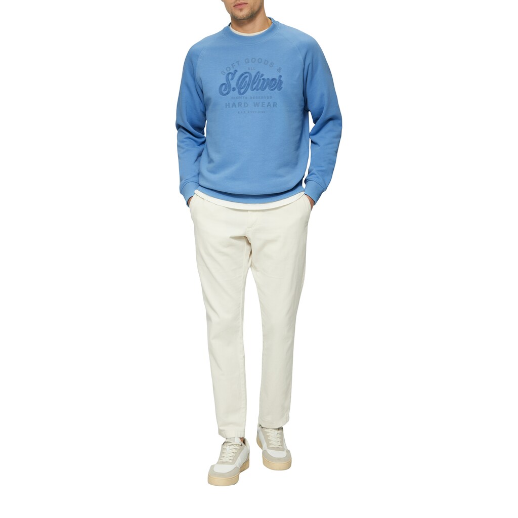 S.Oliver Sweater Mit Logo-Druck