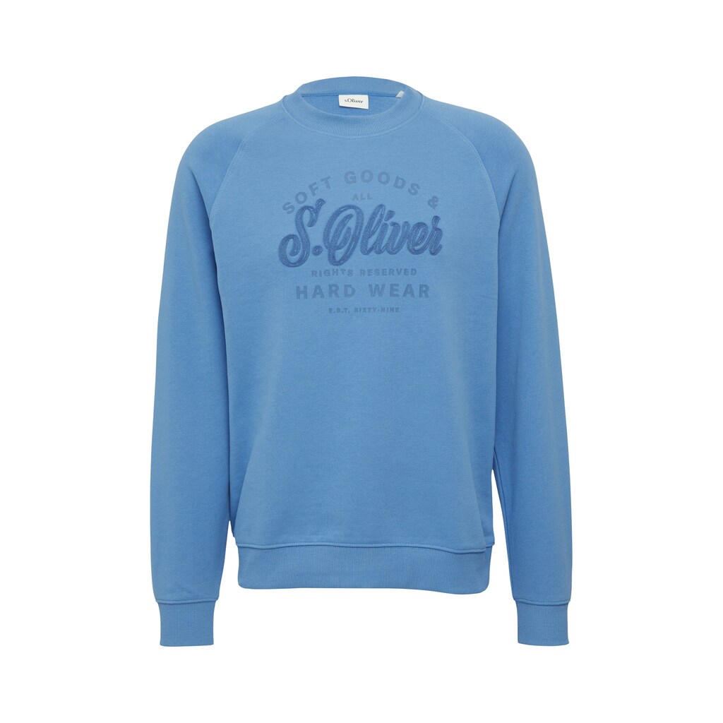 S.Oliver Sweater Mit Logo-Druck