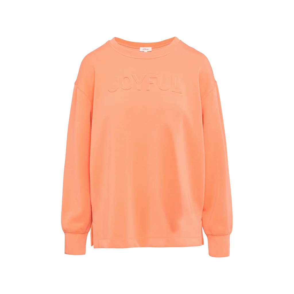 S.Oliver Sweatshirt Mit Schriftzug