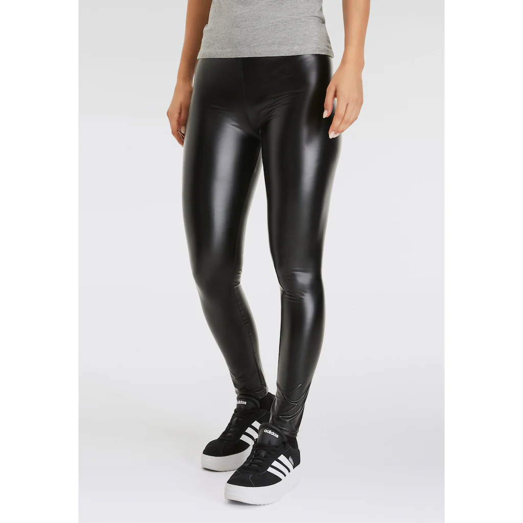 Sarlini Leggings Leicht glänzend in Lederoptik