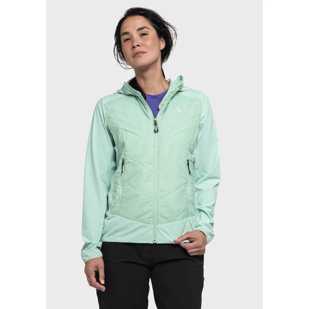 Schöffel Funktionsjacke »Hiking Hybrid Jk Style Blaueis WMS« Mit Kapuze