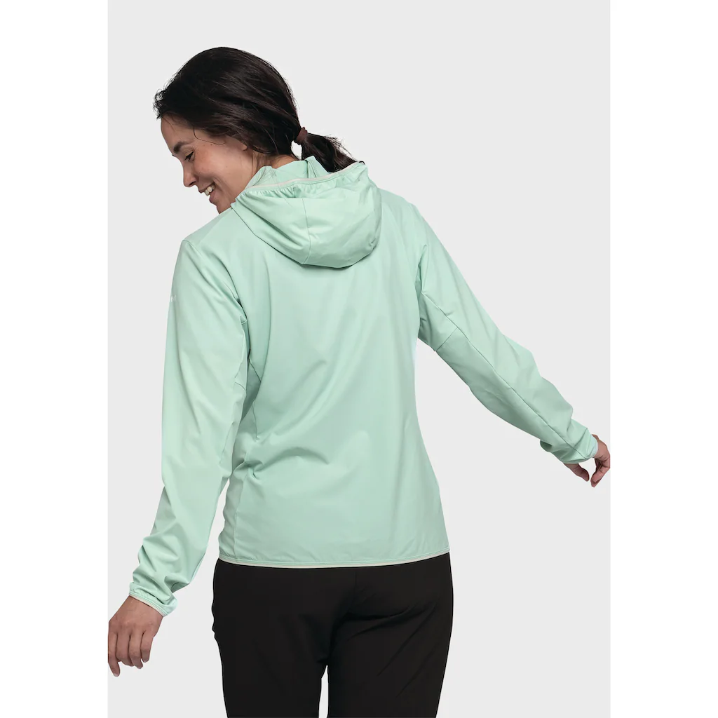 Schöffel Funktionsjacke »Hiking Hybrid Jk Style Blaueis WMS« Mit Kapuze