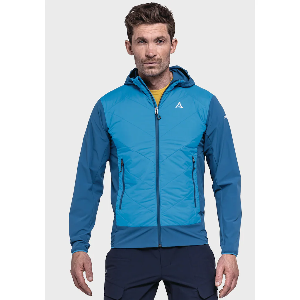 Schöffel Funktionsjacke »Hiking Hybrid Jk Style Blaueis MNS« Mit Kapuze