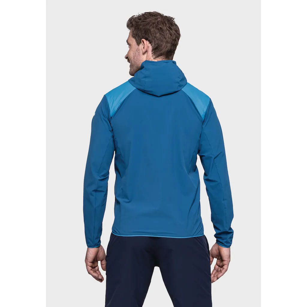 Schöffel Funktionsjacke »Hiking Hybrid Jk Style Blaueis MNS« Mit Kapuze