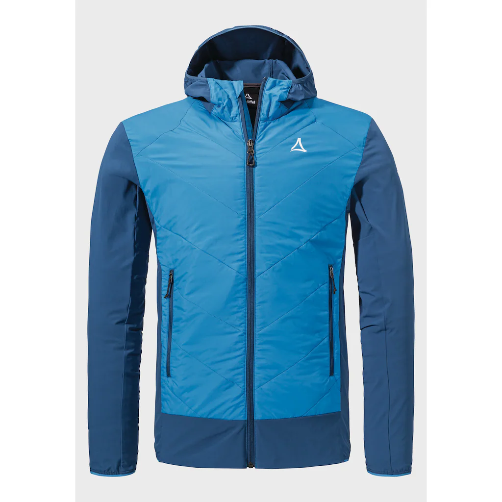 Schöffel Funktionsjacke »Hiking Hybrid Jk Style Blaueis MNS« mit Kapuze