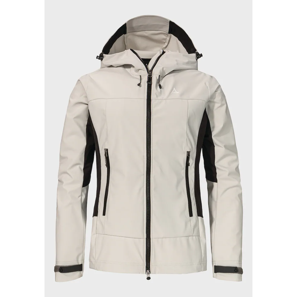 Schöffel Outdoorjacke »Mountain Softshell Jk Style Blaueis WMS« mit Kapuze