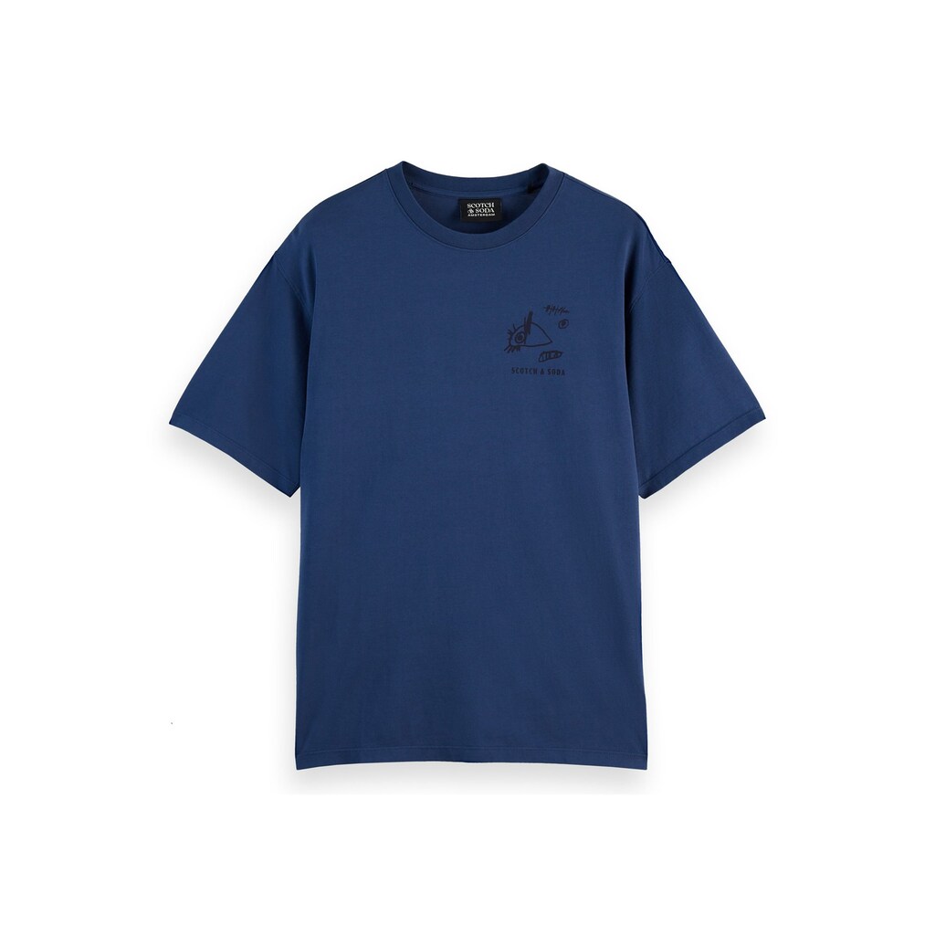 Scotch & Soda T-Shirt »T-Shirt Regular fit front and back artwork T-shirt 1er Pack« ▷ für