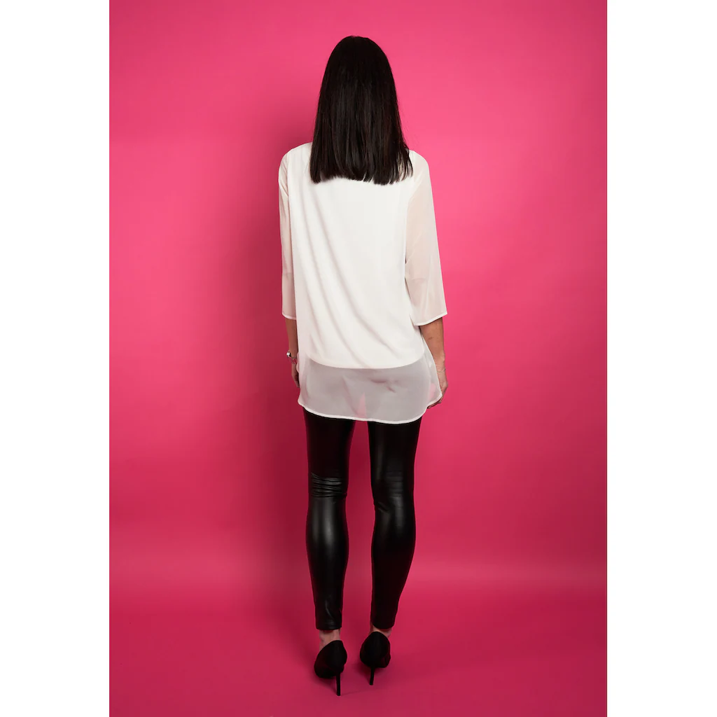 Seidel Moden Langarmbluse Mit Layering MADE IN GERMANY