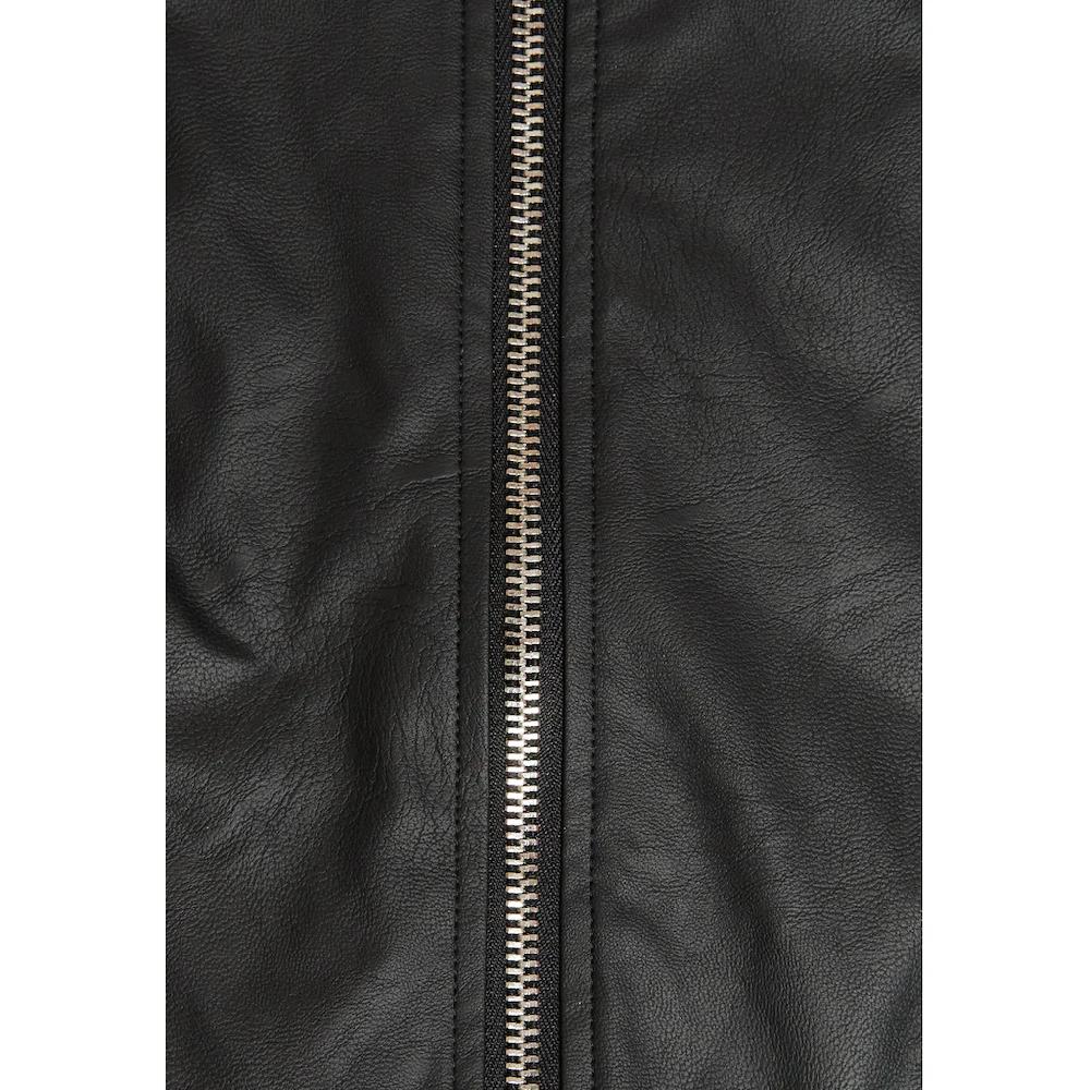 Seidel Moden Lederimitatjacke Ohne Kapuze Mit Reißverschluss MADE IN GERMANY