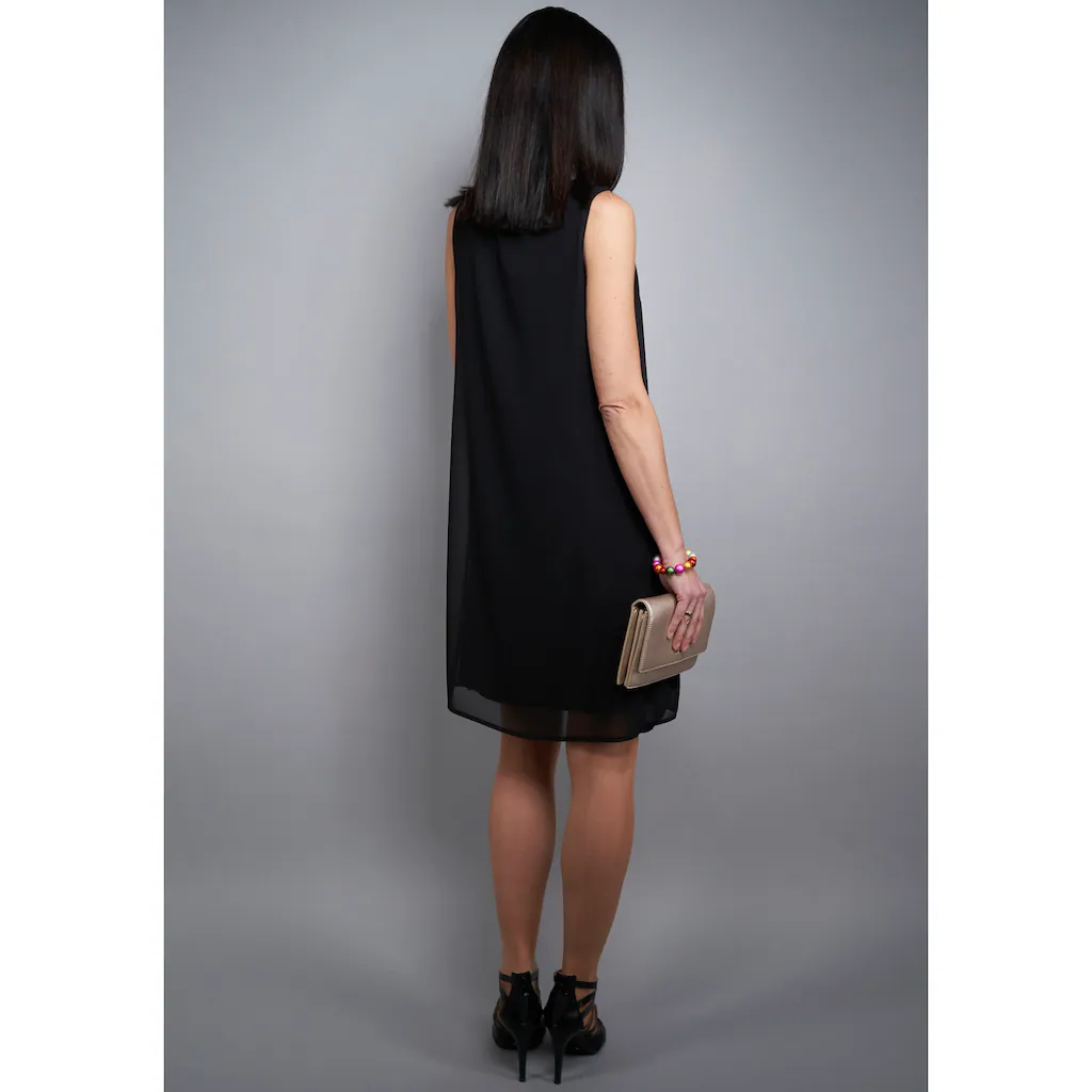 Seidel Moden Sommerkleid In Doppellagiger Optik MADE IN GERMANY