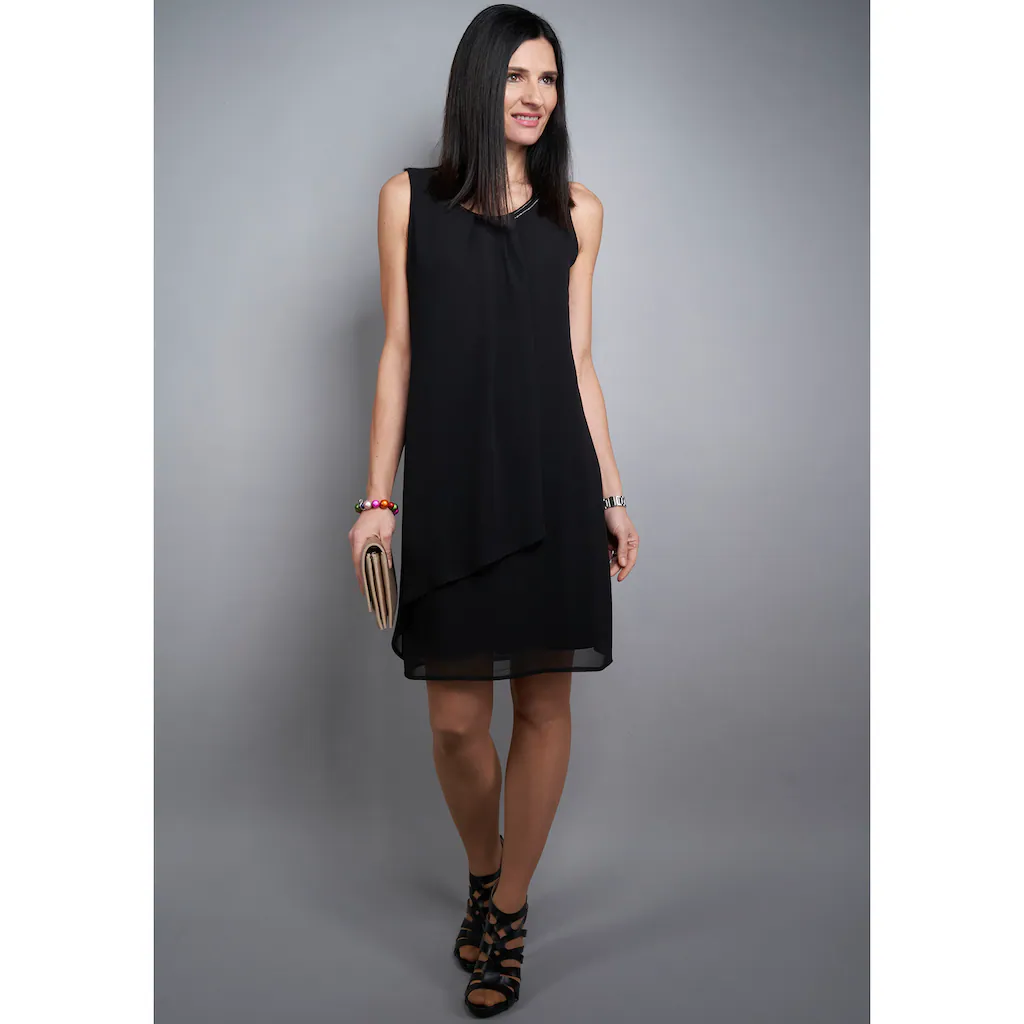 Seidel Moden Sommerkleid In Doppellagiger Optik MADE IN GERMANY