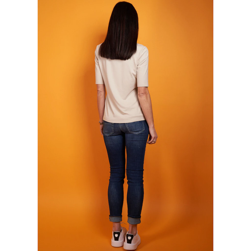 Seidel Moden V-Shirt Mit Halbarm Aus Softem Material MADE IN GERMANY