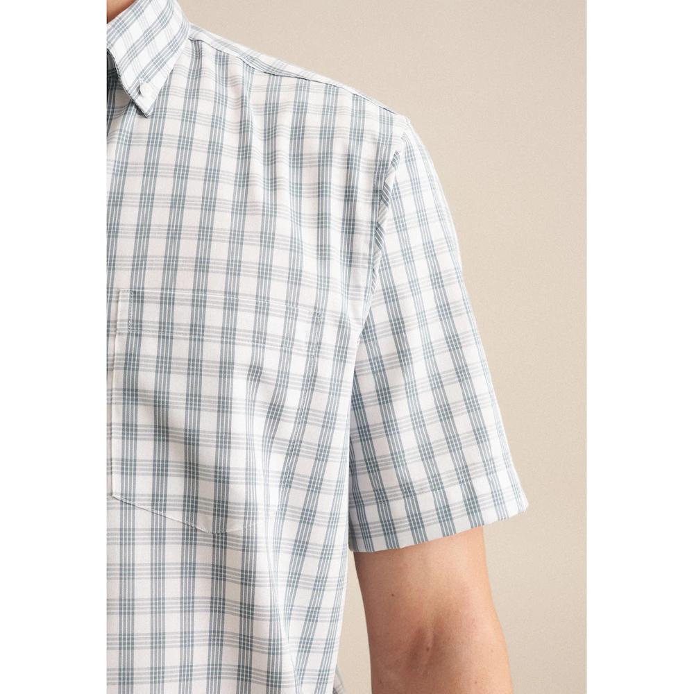 Seidensticker Businesshemd »Regular« Regular Kurzarm Button-Down-Kragen Karo ▷ Bestellen