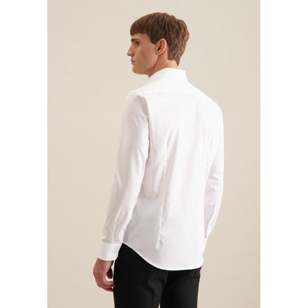 Seidensticker Businesshemd »Slim« Slim Langarm Kentkragen Uni ▷ Kaufen