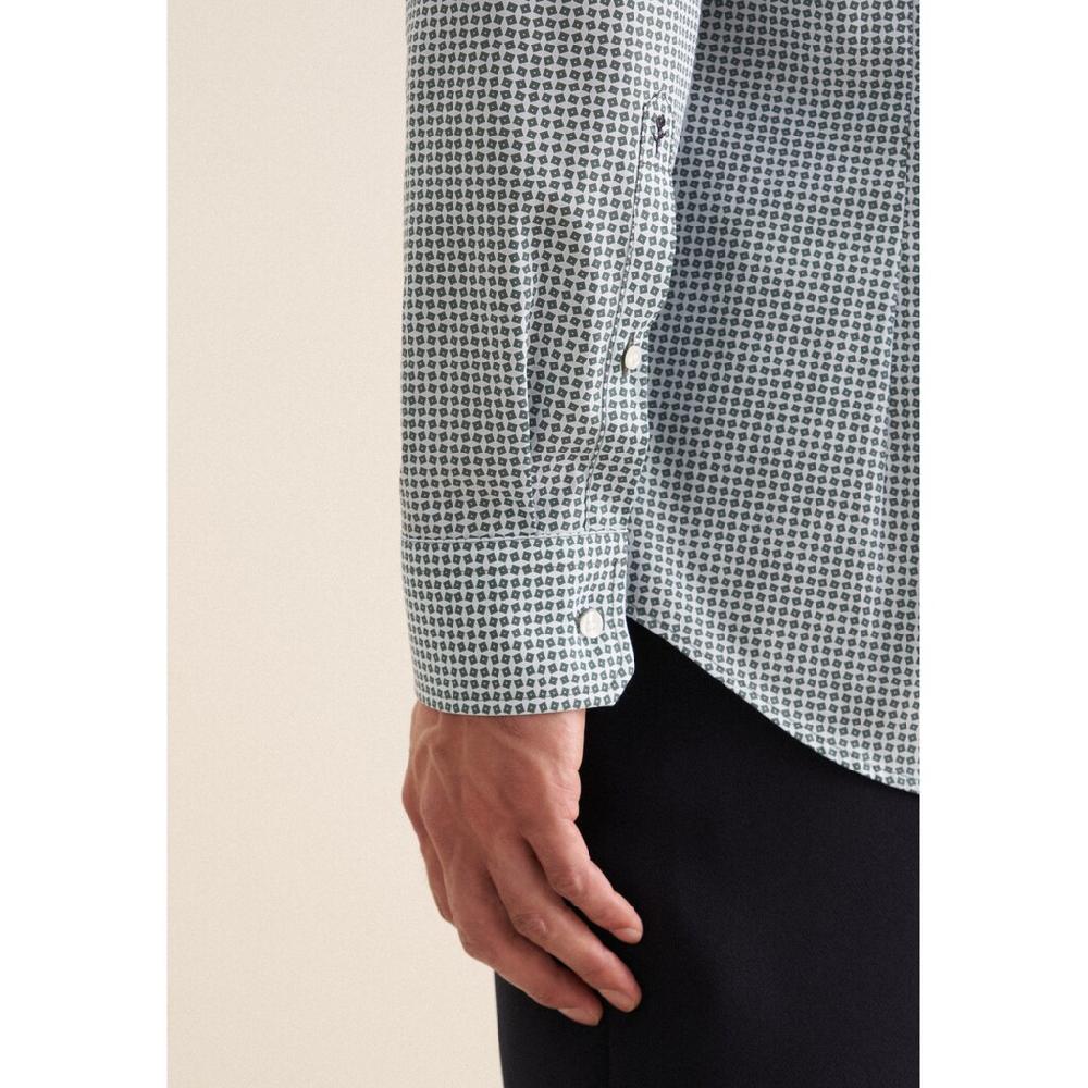 Seidensticker Businesshemd »Slim« Slim Langarm Kentkragen Druck ▷ Kaufen