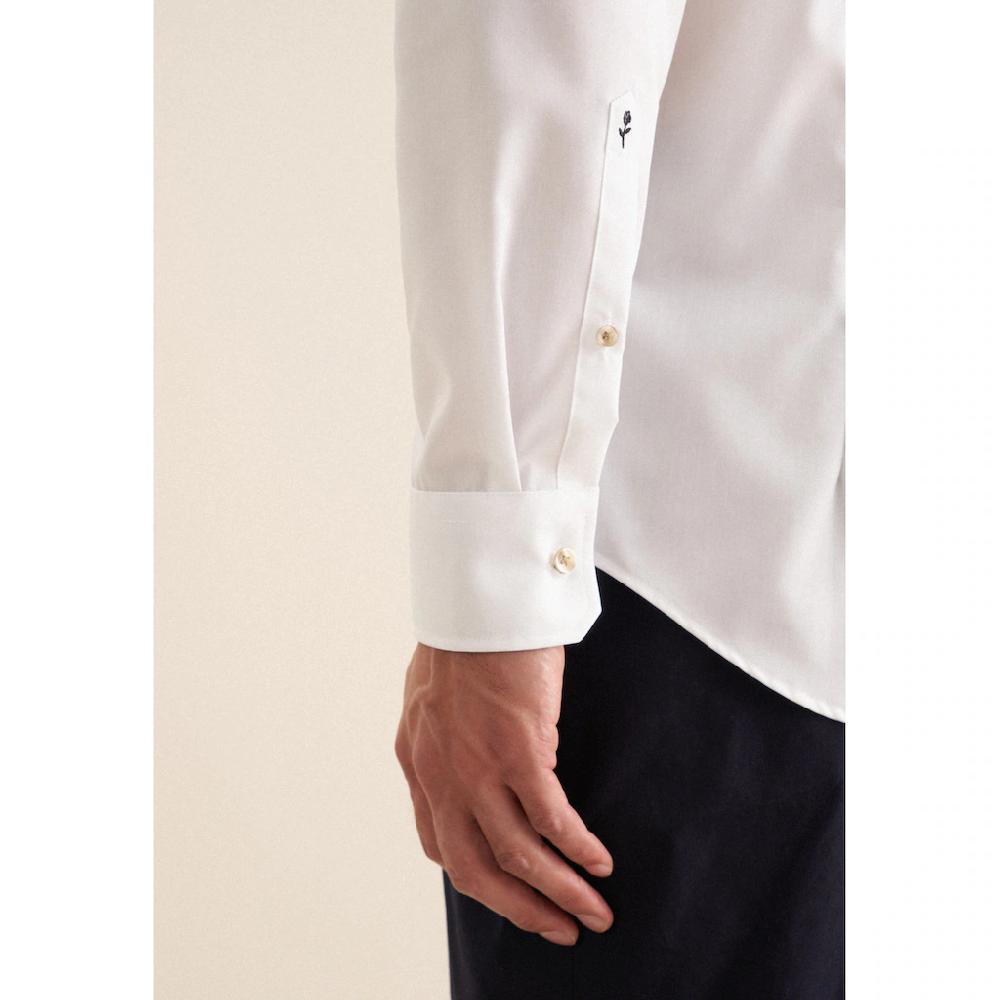 Seidensticker Businesshemd »Slim« Slim Langarm Kentkragen Uni ▷ Kaufen