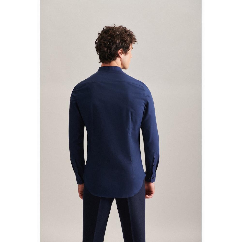 Seidensticker Businesshemd »Slim« Slim Langarm Stehkragen Uni ▷ Kaufen