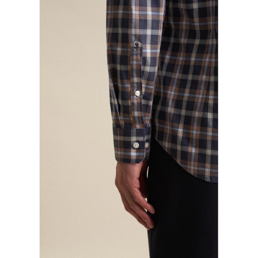 Seidensticker Flanellhemd »Shaped« Shaped Langarm Button-Down-Kragen Karo ▷ Kaufen