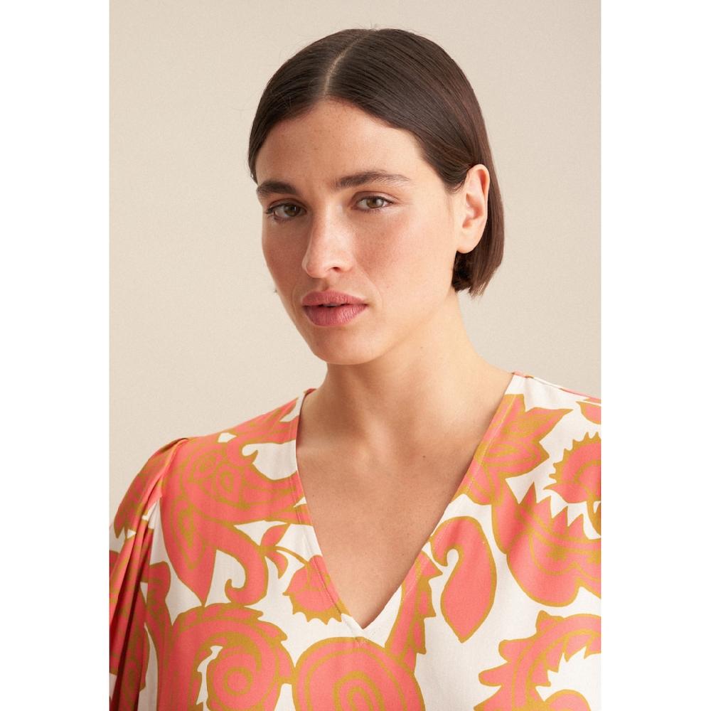 Seidensticker Shirtbluse »Schwarze Rose« 3/4-Arm V-Neck Paisley