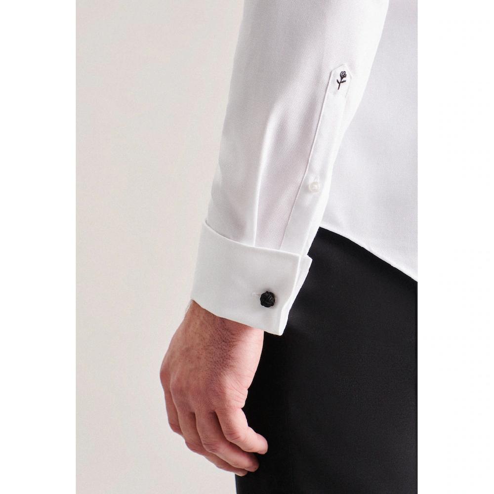 Seidensticker Smokinghemd »Slim« Slim Langarm Kentkragen Uni ▷ Kaufen
