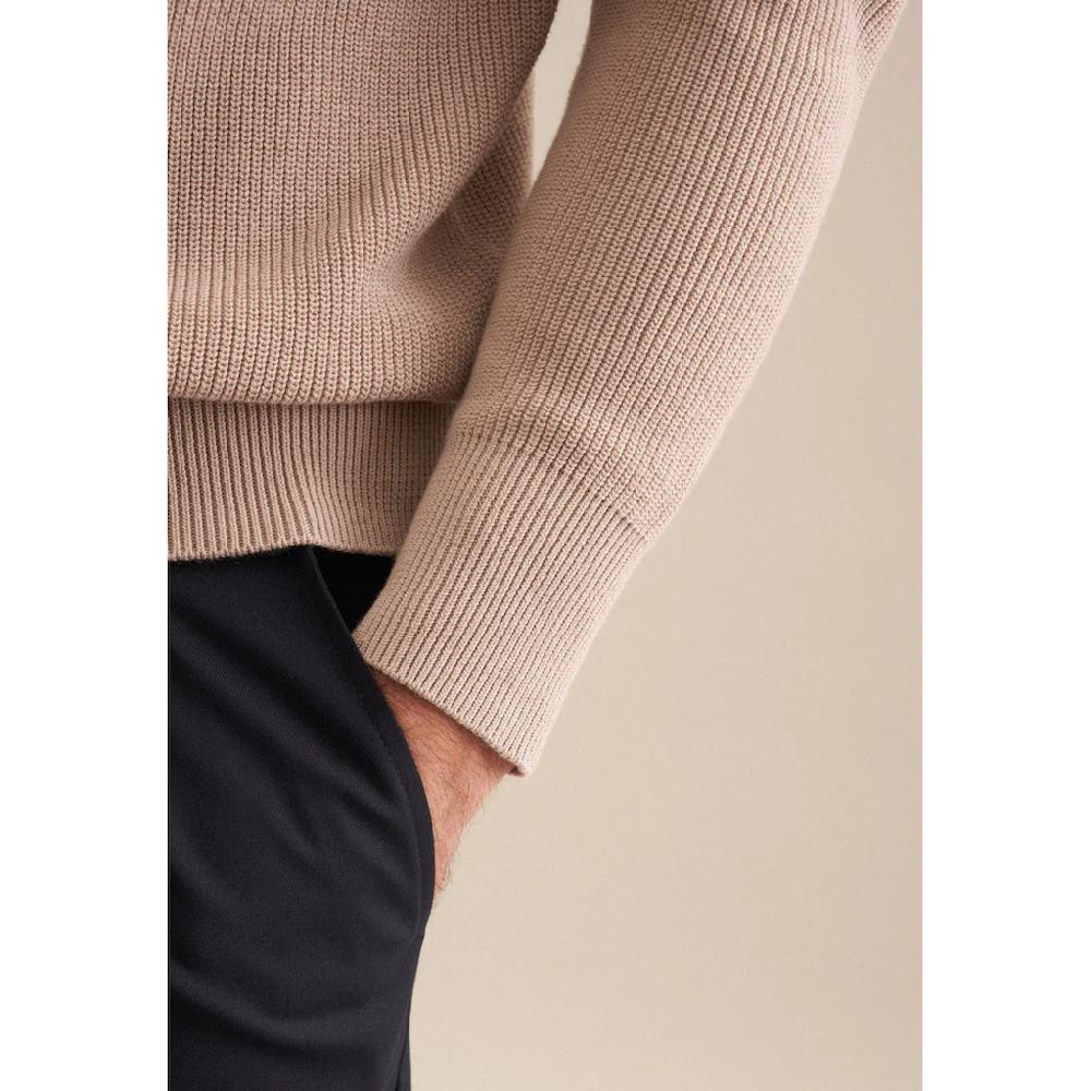 Seidensticker Strickpullover Rundhals Uni ▷ Kaufen