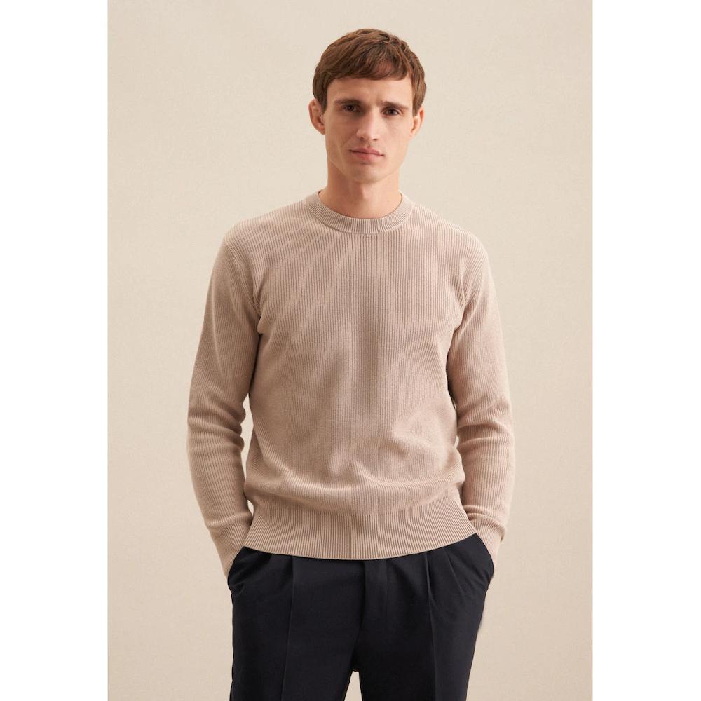 seidensticker Strickpullover Rundhals Uni ▷ kaufen