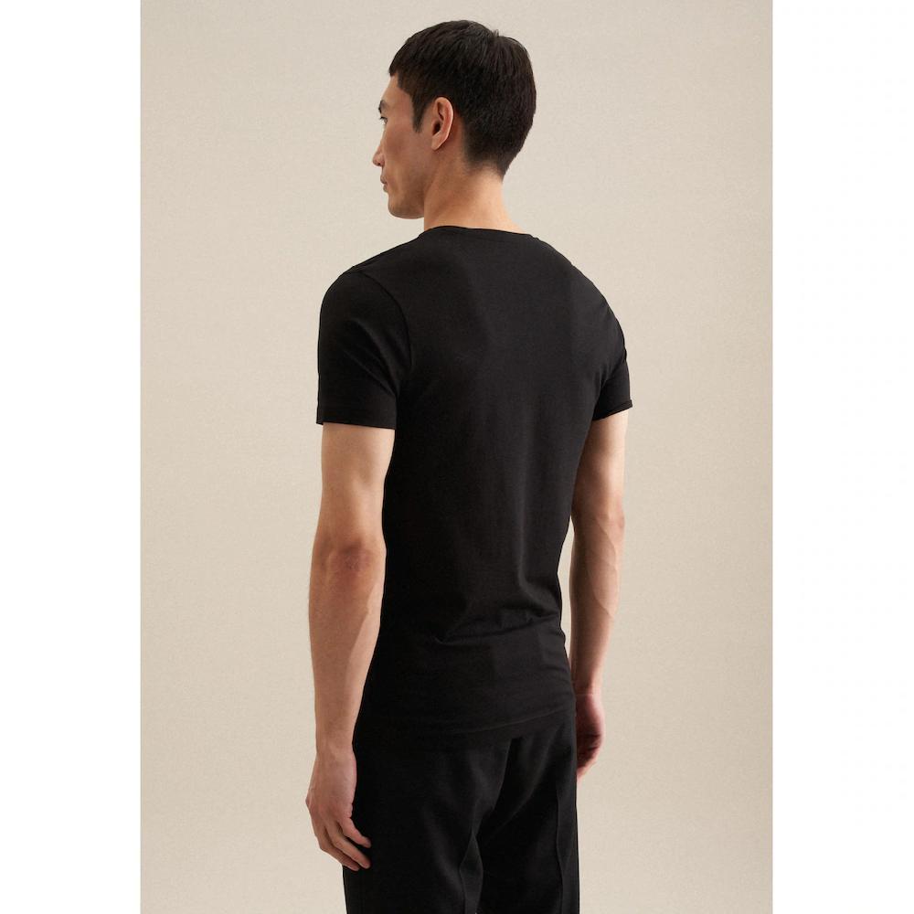 Seidensticker T-Shirt »Schwarze Rose« Kurzarm V-Neck Uni ▷ Bestellen
