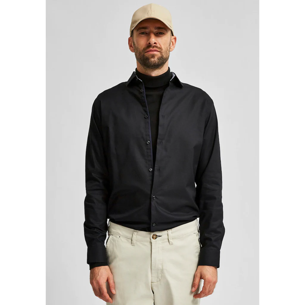 SELECTED HOMME Langarmhemd »SLHSLIMNEW-MARK« ▷ Kaufen