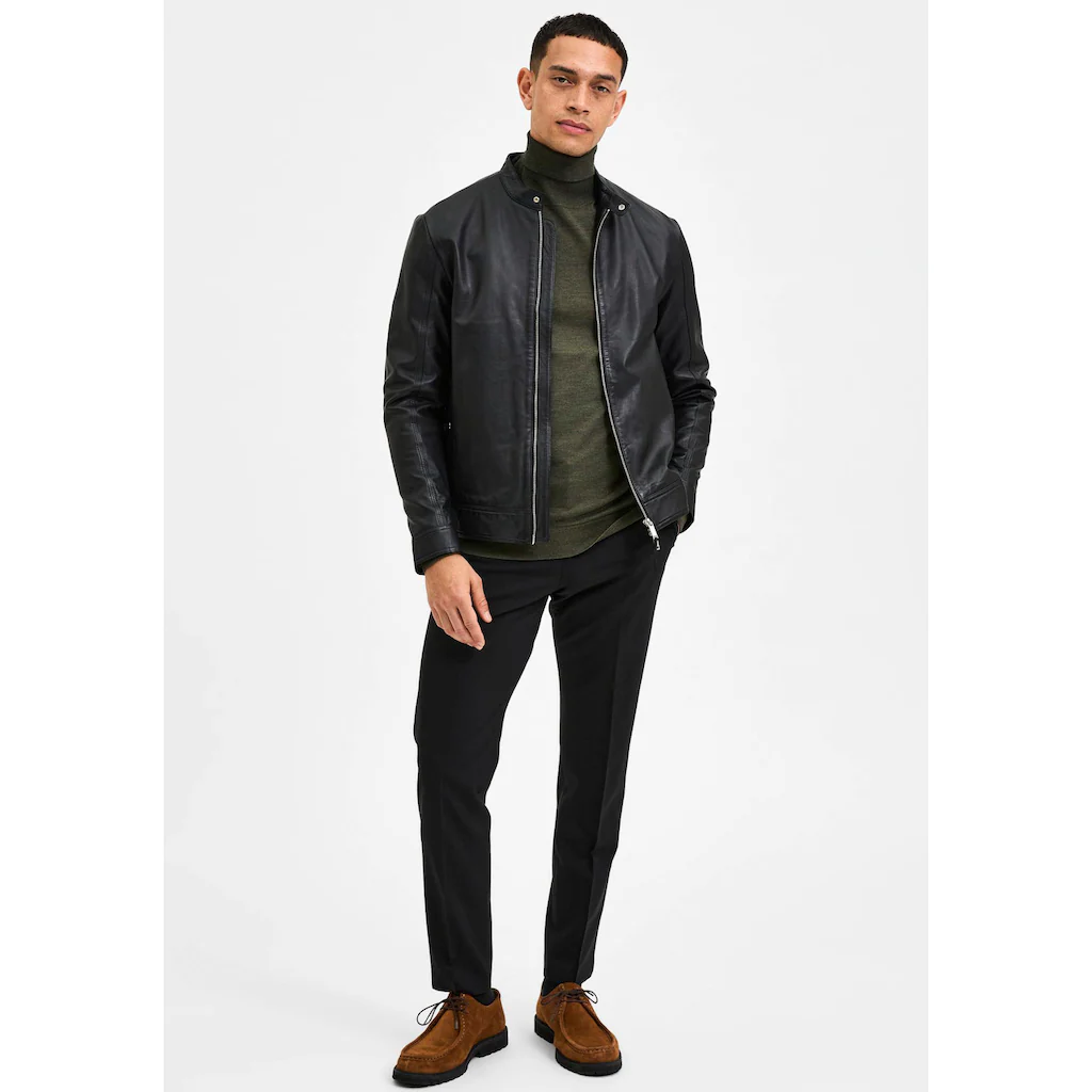 SELECTED HOMME Lederjacke »ARCHIVE CLASSIC LEATHER JKT« ▷ Kaufen