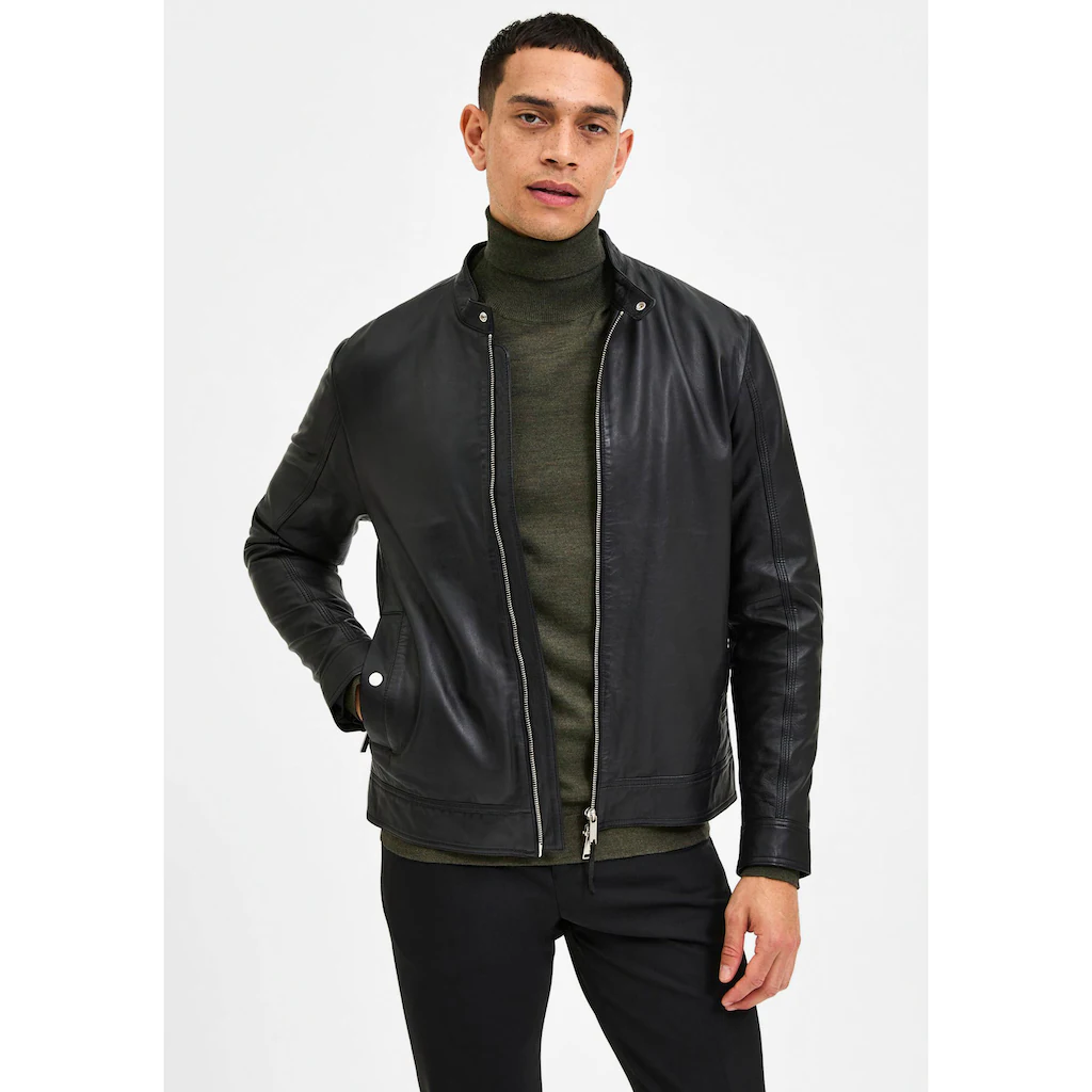 SELECTED HOMME Lederjacke »ARCHIVE CLASSIC LEATHER JKT« ▷ kaufen