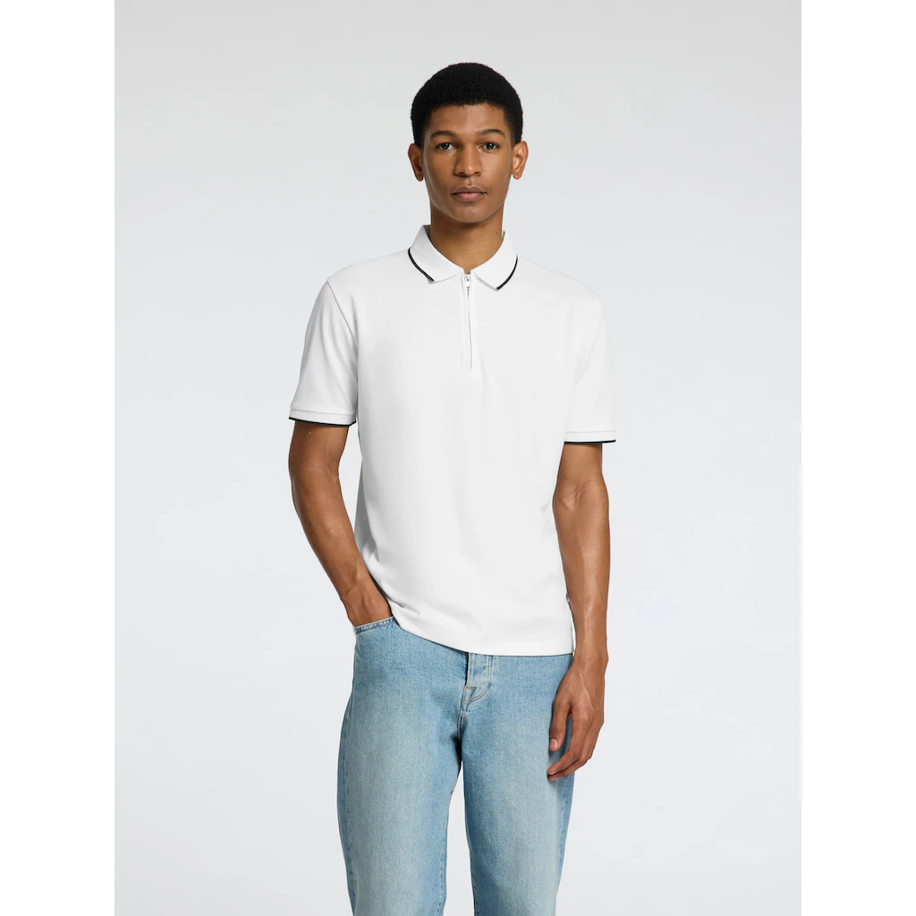 SELECTED HOMME Poloshirt »SLHFAVE SPORT ZIP SS POLO NOOS« ▷ Kaufen
