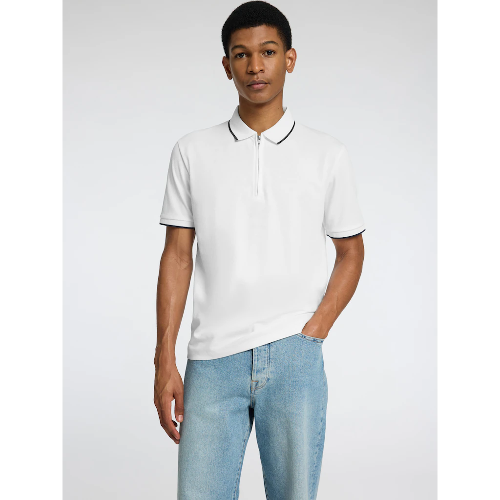 SELECTED HOMME Poloshirt »SLHFAVE SPORT ZIP SS POLO NOOS« ▷ kaufen