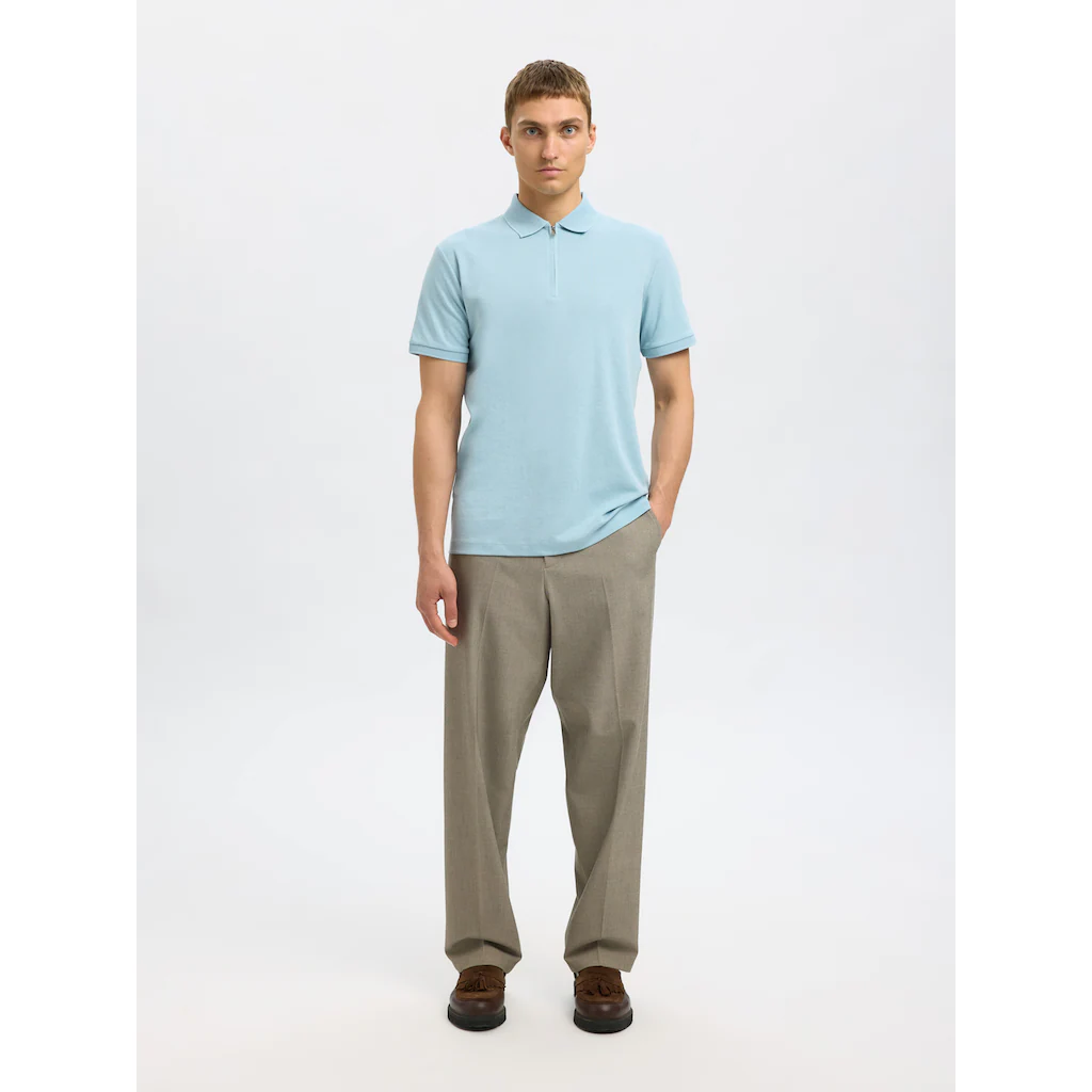 SELECTED HOMME Poloshirt »SLHFAVE ZIP SS POLO NOOS« ▷ Kaufen
