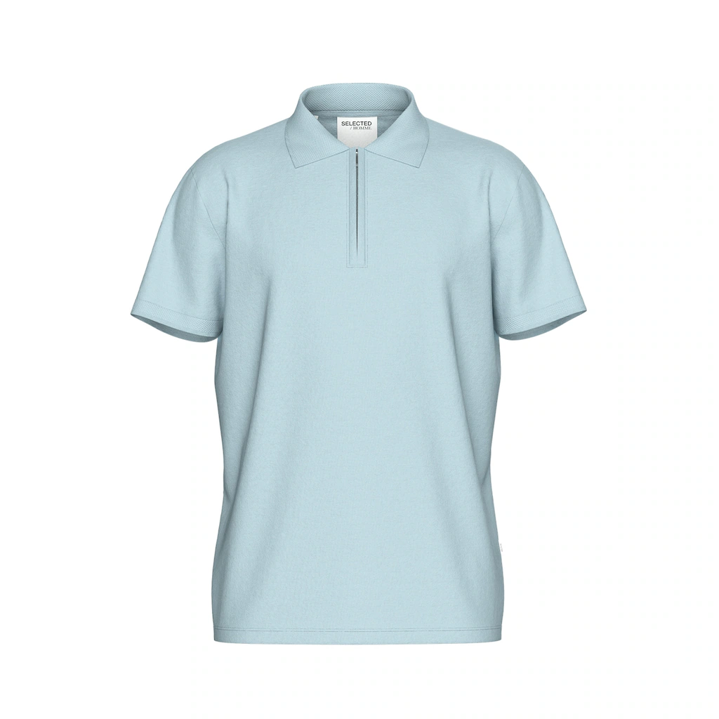 SELECTED HOMME Poloshirt »SLHFAVE ZIP SS POLO NOOS« ▷ Kaufen