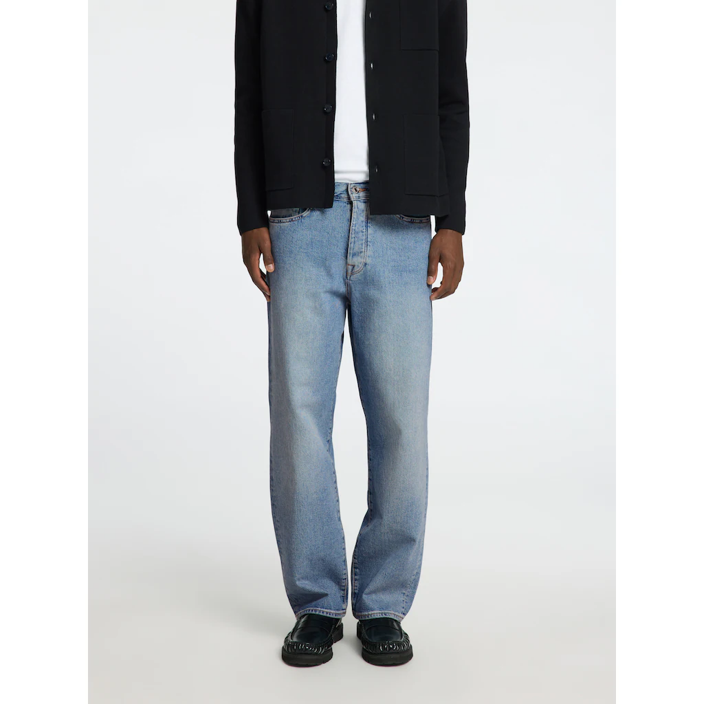 SELECTED HOMME Relax-fit-Jeans »SLH220-LOOSE KOBE 3501 L.B WASH JNS NOOS« ▷ kaufen