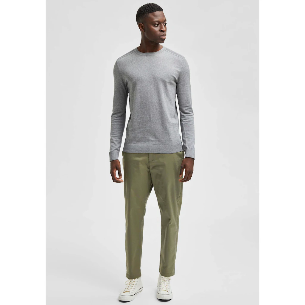 SELECTED HOMME Strickpullover »SLHBERG CREW NECK NOOS« ▷ Für