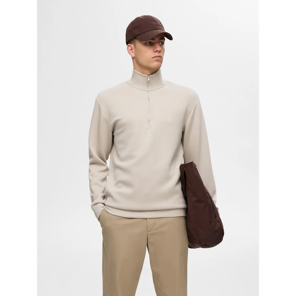 SELECTED HOMME Sweatshirt »SLHEMANUEL SOFT ZIP HIGH NECK SWEAT NOOS« ▷ kaufen