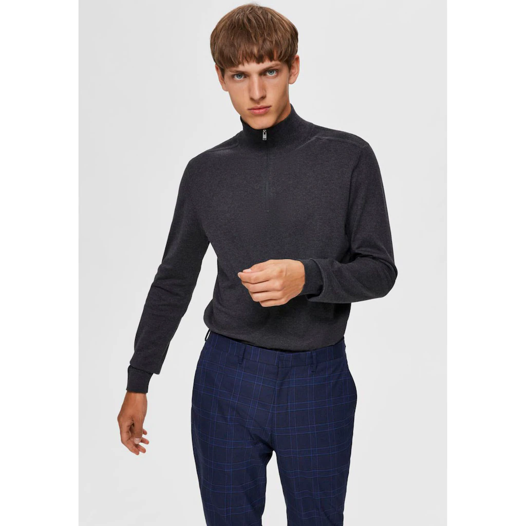 SELECTED HOMME Troyer »SLHBERG HALF ZIP CARDIGAN NOOS« ▷ kaufen